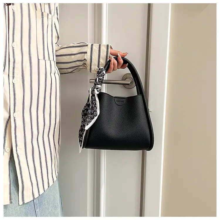 Women's Brown Cowhide Crossbody Scarf Bag 2025 — feature 24