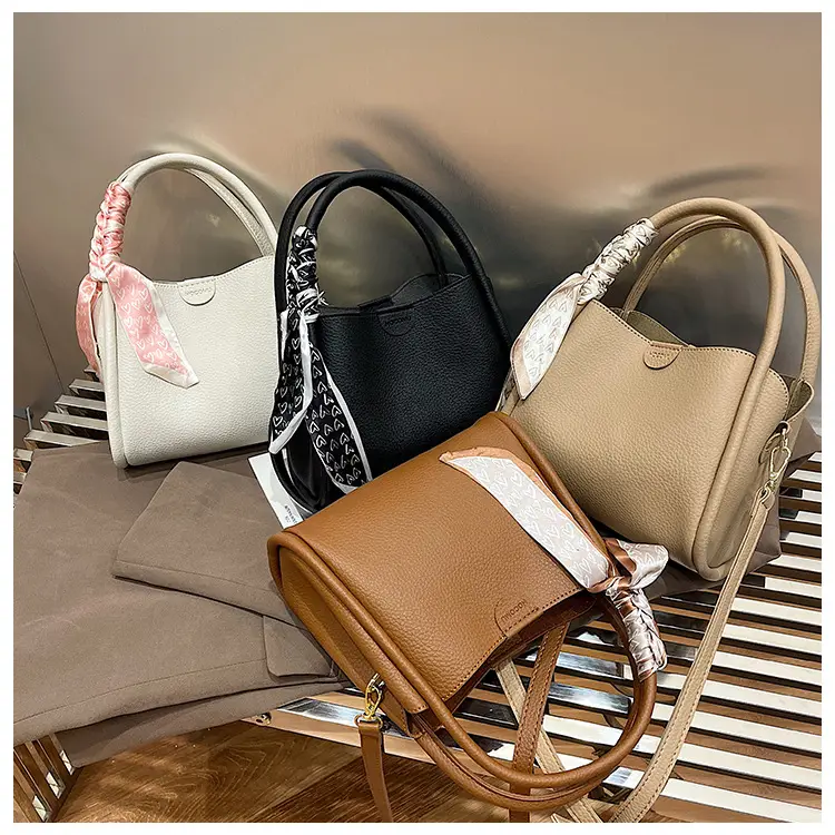 Women's Brown Cowhide Crossbody Scarf Bag 2025 — feature 30
