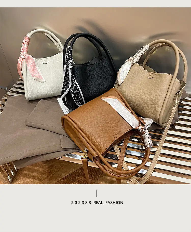 Women's Brown Cowhide Crossbody Scarf Bag 2025 — feature 9