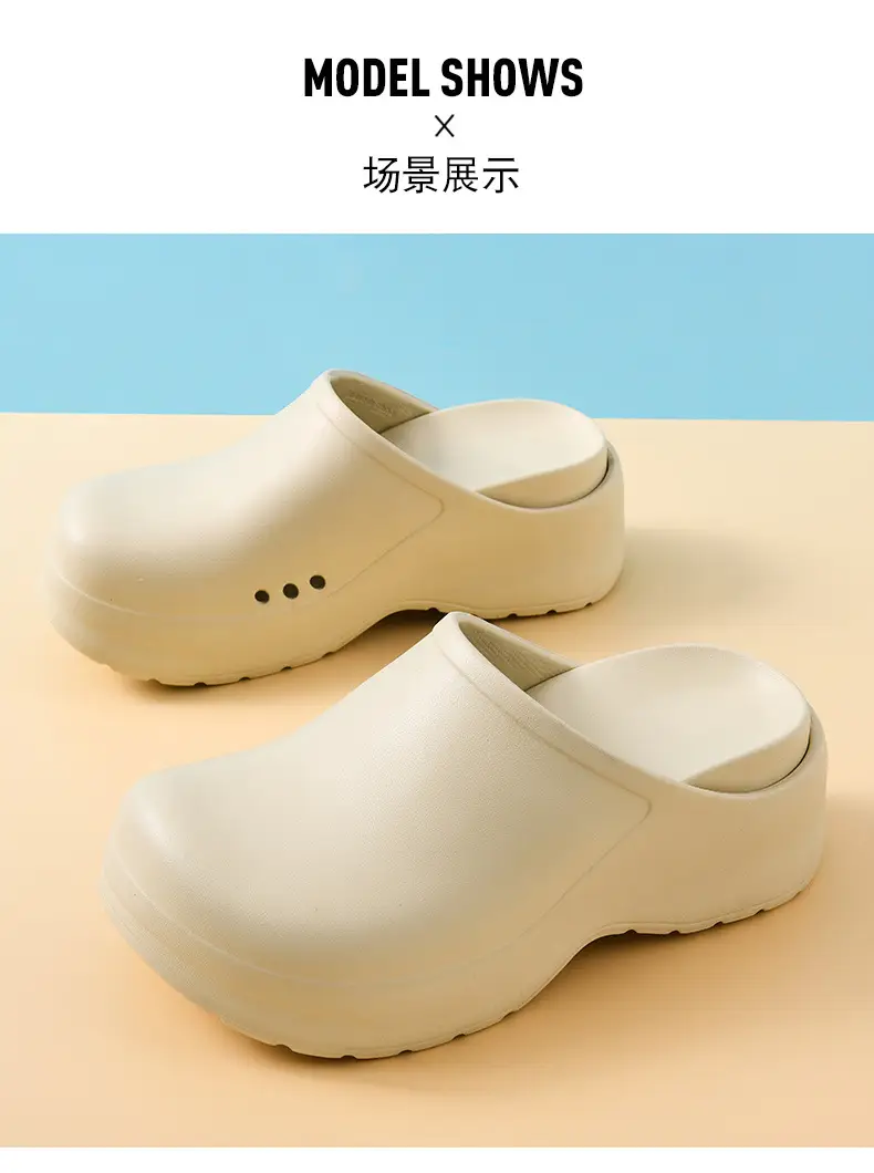 Surgical Shoes, Slippers, Anti-Slip, Anti-Puncture, Wear-Resistant Doctor's Shoes, Factory Direct Sales and Wholesale, Thick-Soled Outdoor Sandals — feature 14