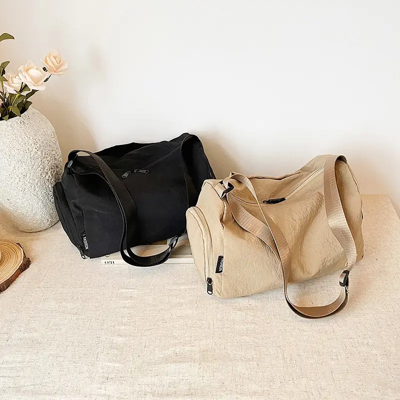 Women's Large Capacity Beige Shoulder Bag 2025 - Image 6