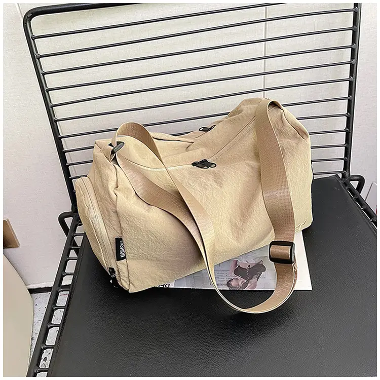Women's Large Capacity Beige Shoulder Bag 2025 — feature 16