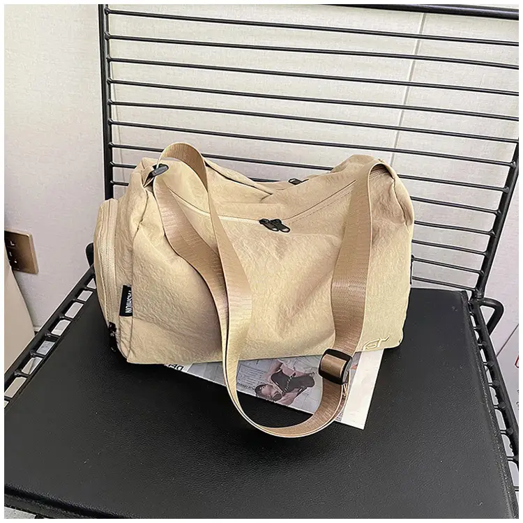 Women's Large Capacity Beige Shoulder Bag 2025 — feature 17