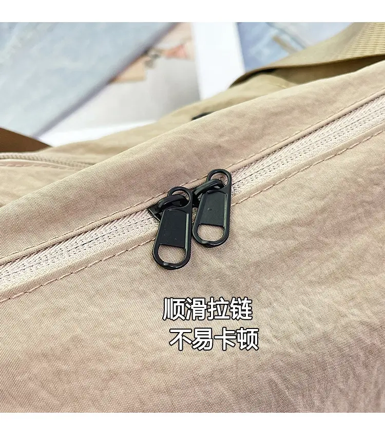 Women's Large Capacity Beige Shoulder Bag 2025 — feature 3