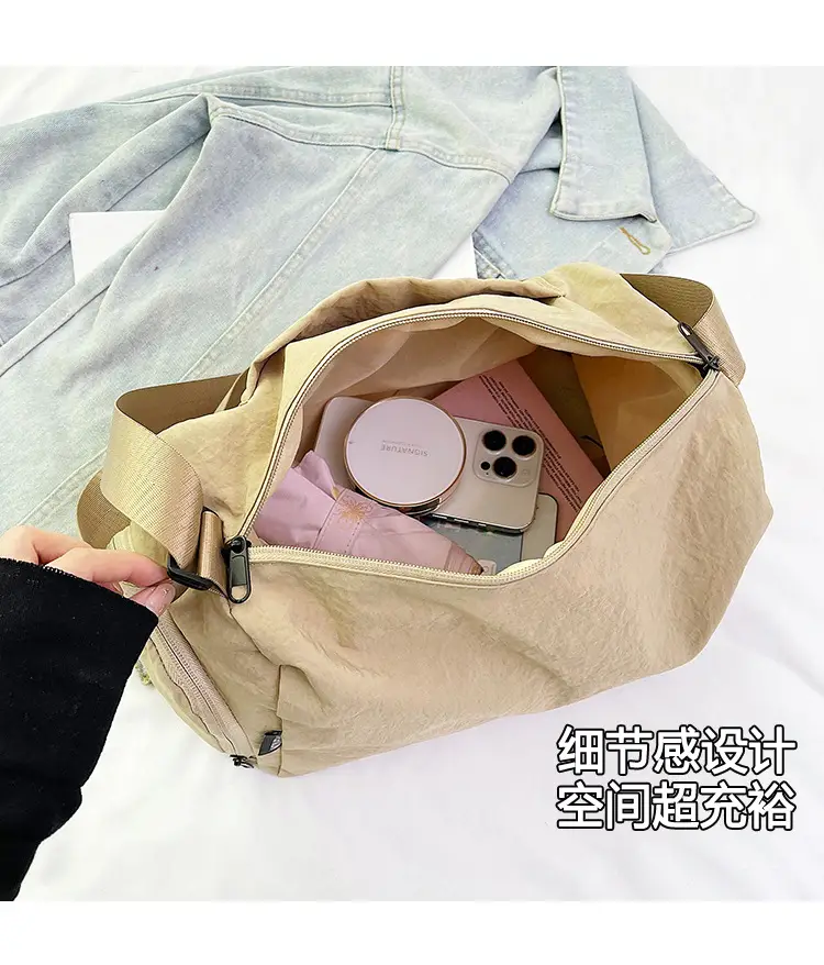 Women's Large Capacity Beige Shoulder Bag 2025 — feature 8