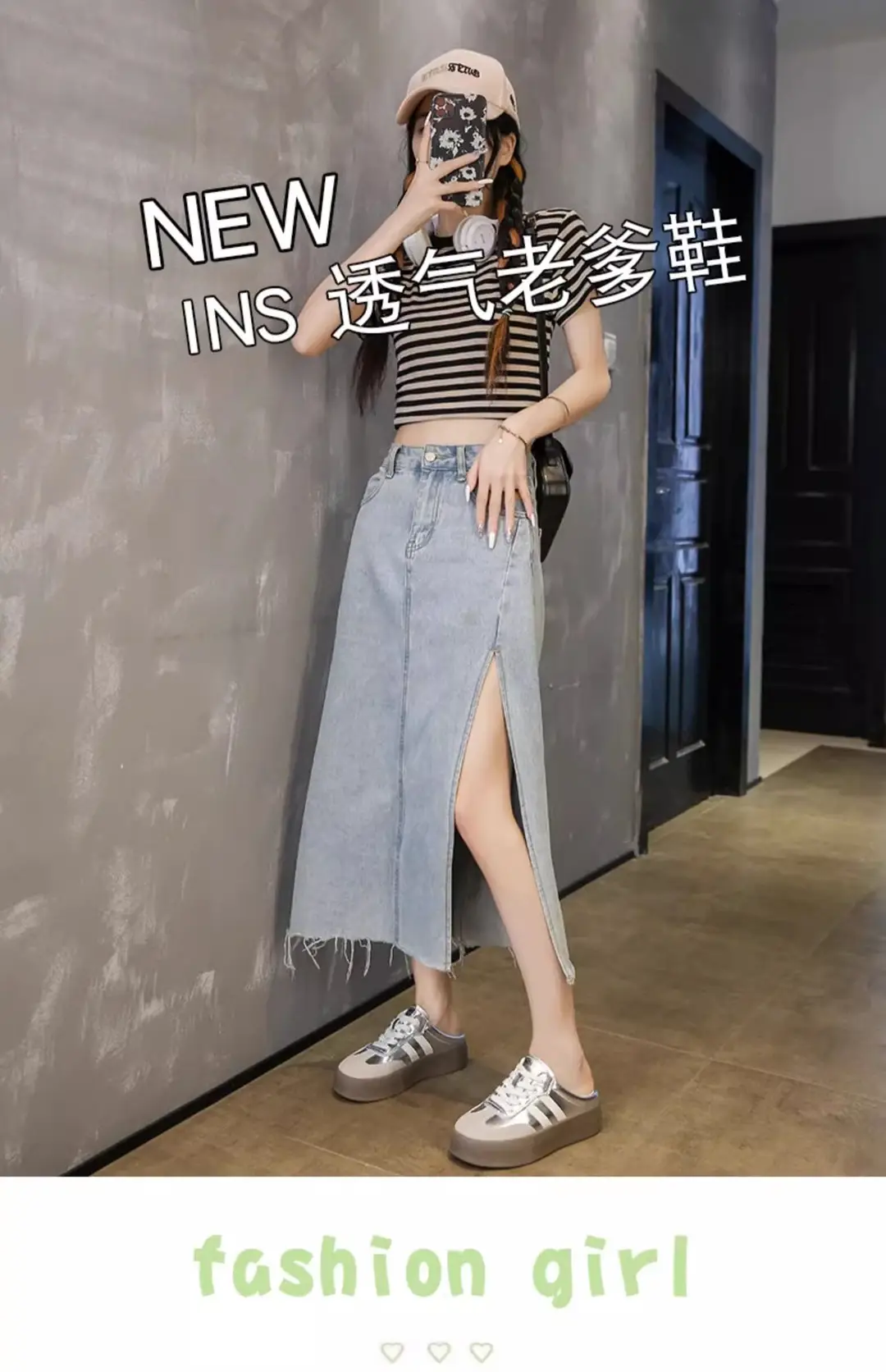 Half Slippers Women's Outfit 2025 Spring and Autumn New Thick Bottom Slippers Lazy Slip-on Shoes Half Slip-on Women's Shoes — feature 1