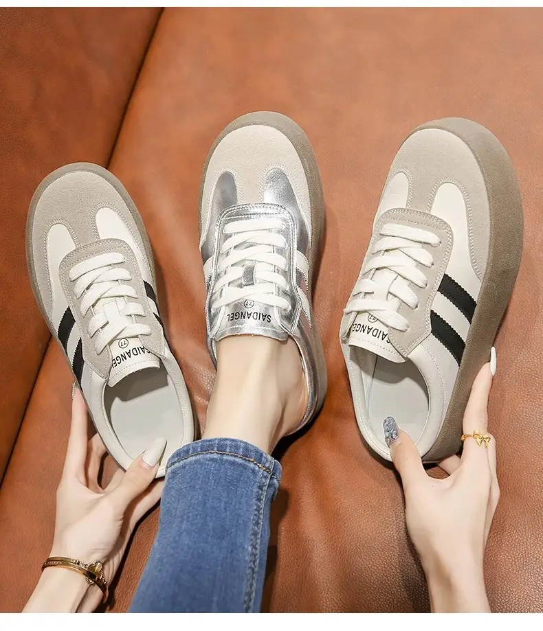 Half Slippers Women's Outfit 2025 Spring and Autumn New Thick Bottom Slippers Lazy Slip-on Shoes Half Slip-on Women's Shoes — feature 10