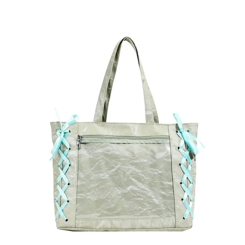 Transparent Two-Dimensional Tote Bag for Women