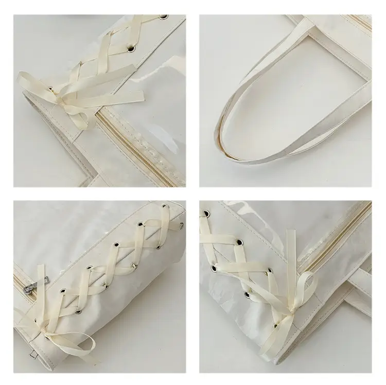 Transparent Two-Dimensional Tote Bag for Women — feature 10