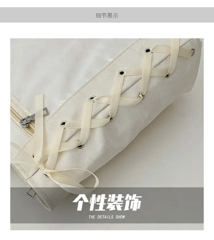 Transparent Two-Dimensional Tote Bag for Women — feature 5