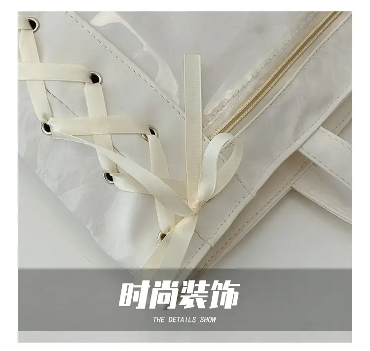 Transparent Two-Dimensional Tote Bag for Women — feature 6
