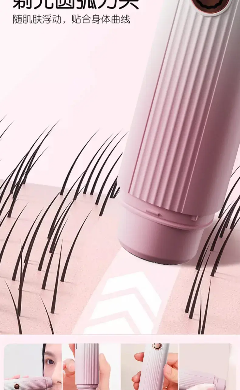 Wireless Hair Shaver Double Head Portable Women's Electric — feature 9