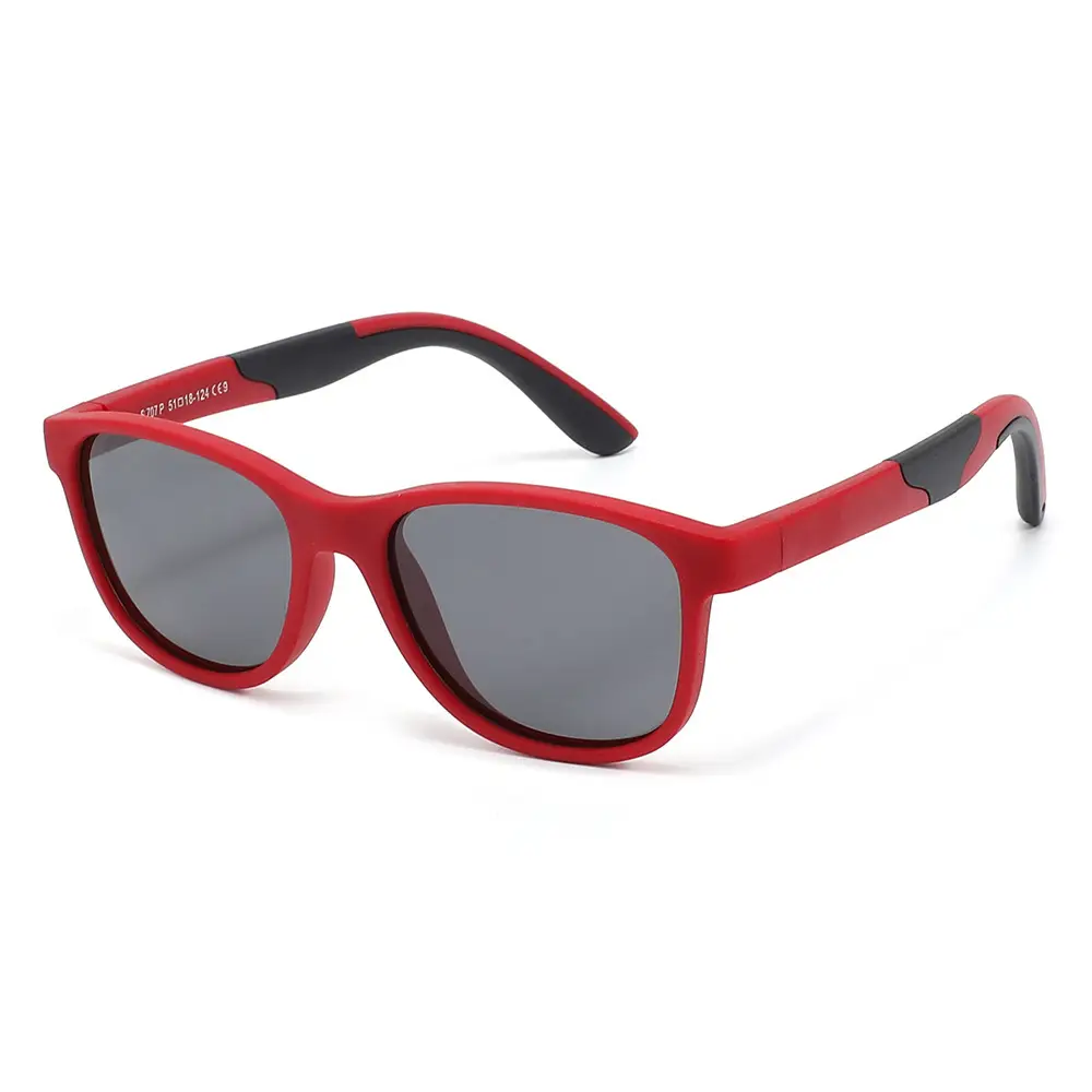2025 Kids Sunglasses Anti-UV Cycling Blue Yellow - Image 2