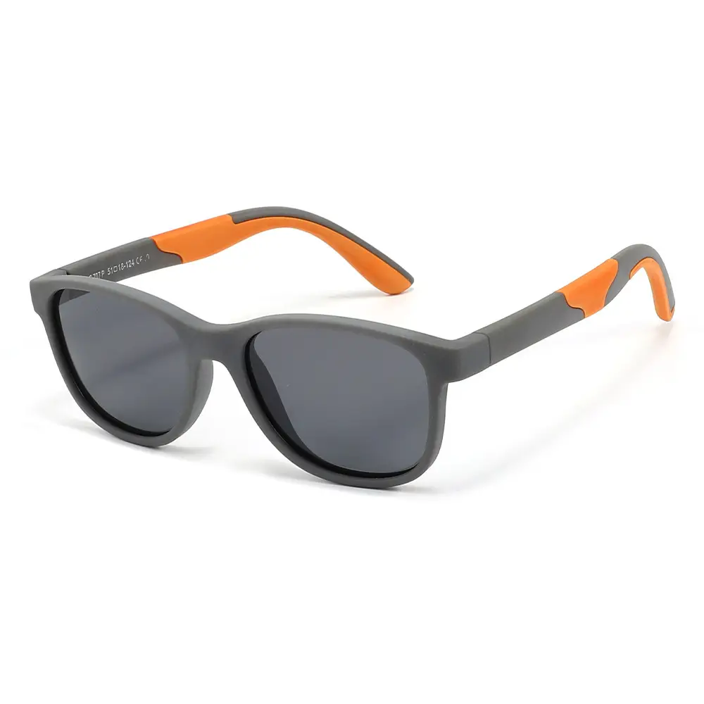 2025 Kids Sunglasses Anti-UV Cycling Blue Yellow - Image 3