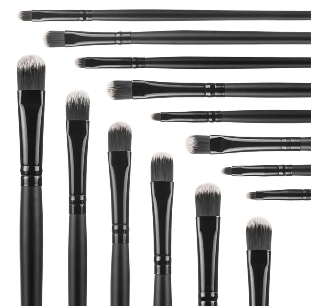 32 Black Crocodile Brush Set Wooden Handles Full Beauty Tools β feature 7