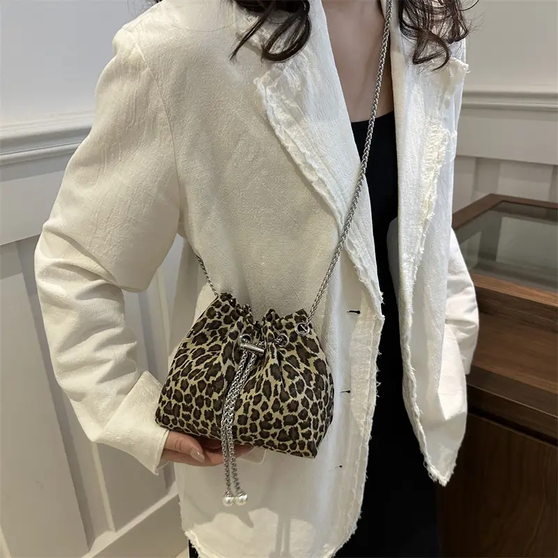 Leopard Print Crossbody Bag for Women - Image 6