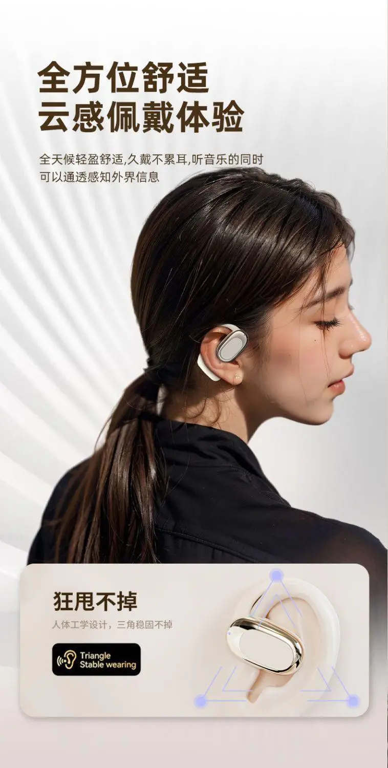 Non-In-Ear Wireless Sports Headphones with Rotating Ear Mount — feature 5