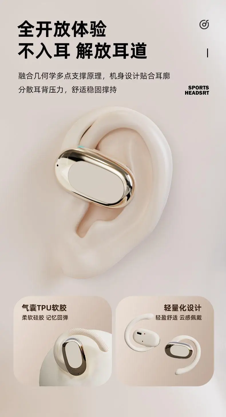 Non-In-Ear Wireless Sports Headphones with Rotating Ear Mount — feature 6