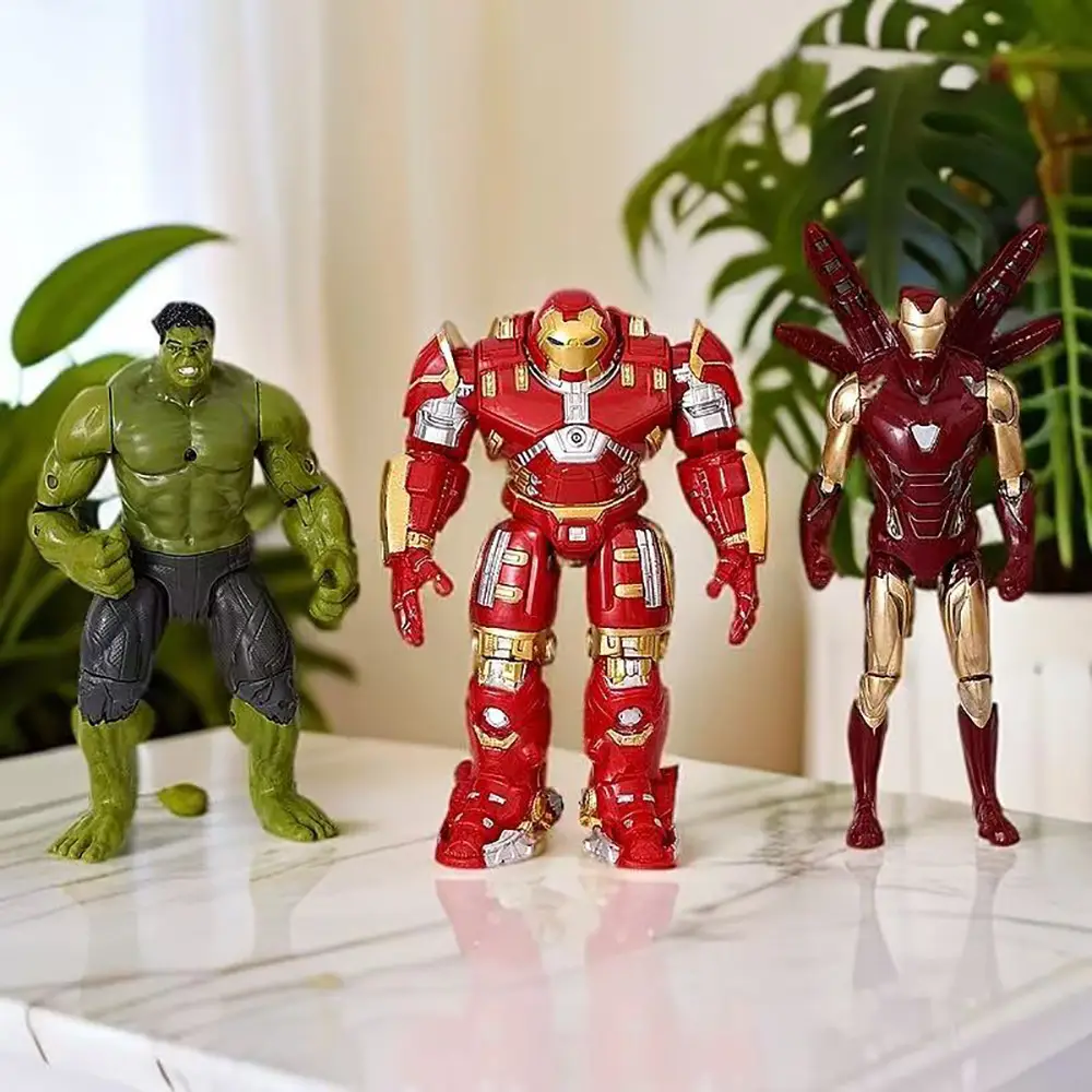 Avengers Hero Iron Man Spider-Man Hulk Thanos Joints Movable Ornament Hand Model Toy