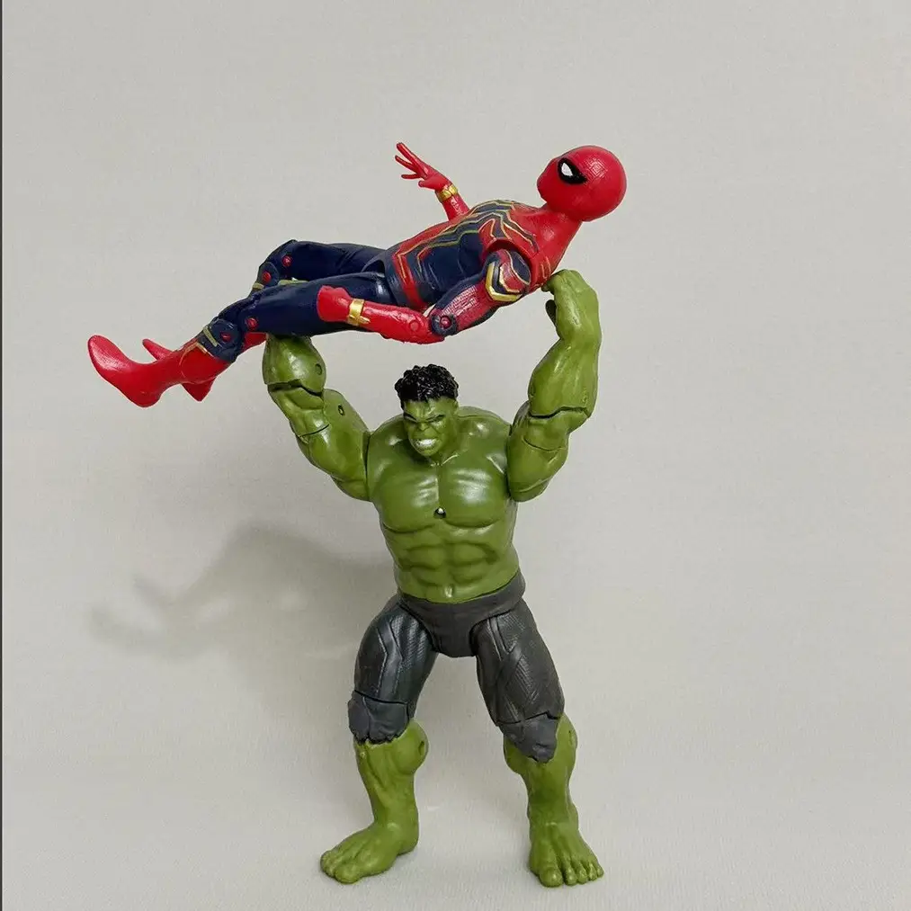 Avengers Hero Iron Man Spider-Man Hulk Thanos Joints Movable Ornament Hand Model Toy