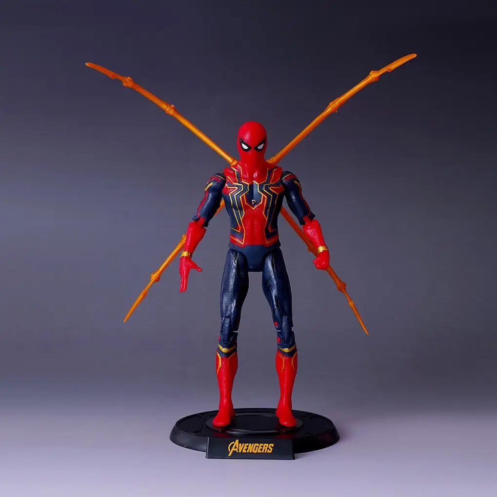 Avengers Hero Iron Man Spider-Man Hulk Thanos Joints Movable Ornament Hand Model Toy