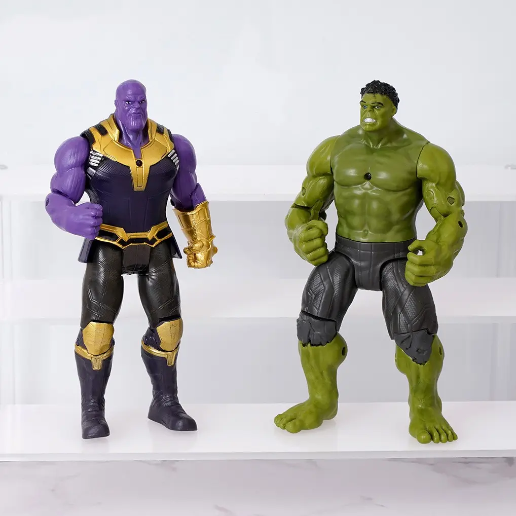 Avengers Hero Iron Man Spider-Man Hulk Thanos Joints Movable Ornament Hand Model Toy