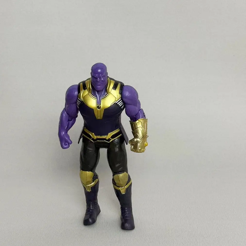 Avengers Hero Iron Man Spider-Man Hulk Thanos Joints Movable Ornament Hand Model Toy