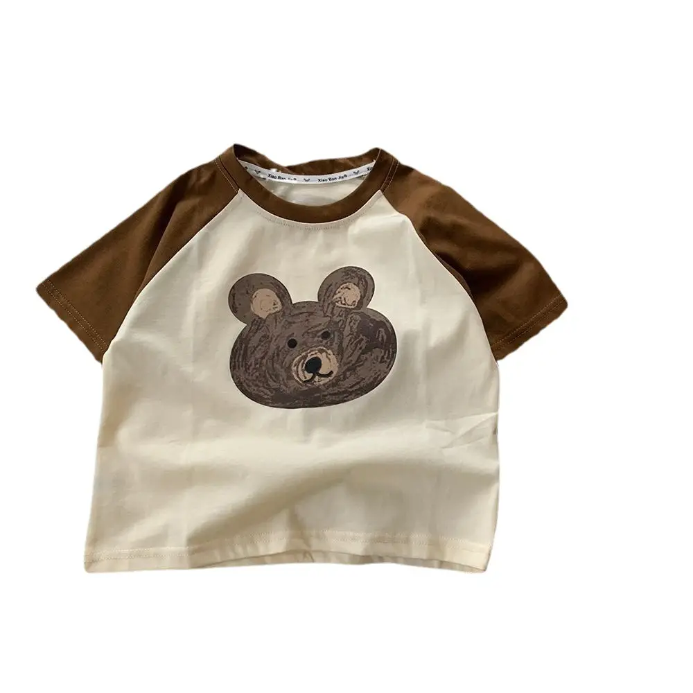 New Boys T-Shirt Bear Print Summer 2025 - Image 6