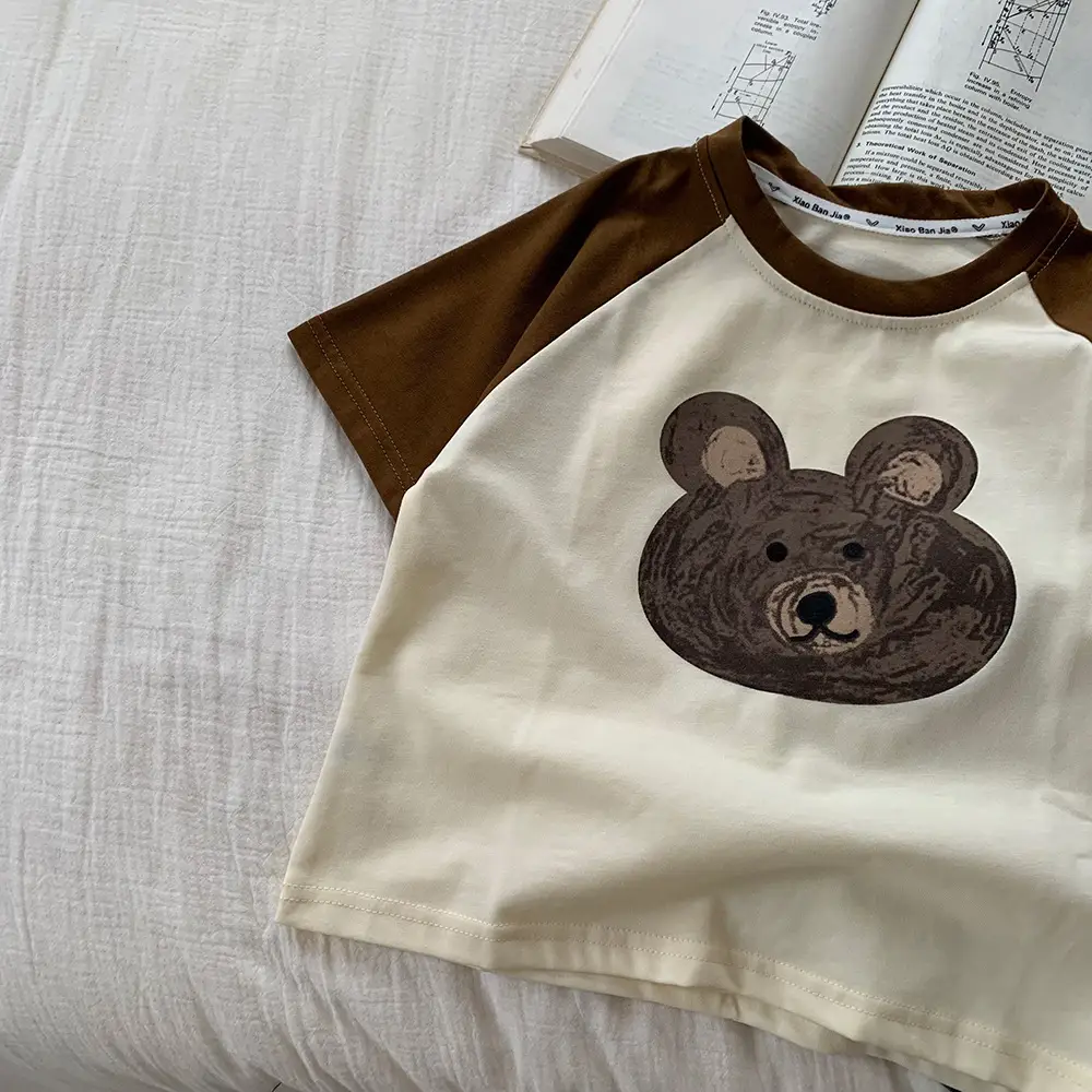 New Boys T-Shirt Bear Print Summer 2025 — feature 4