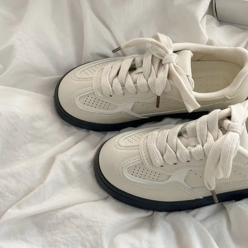 Women's White Flat Skechers Casual Shoes 2025 - Image 5