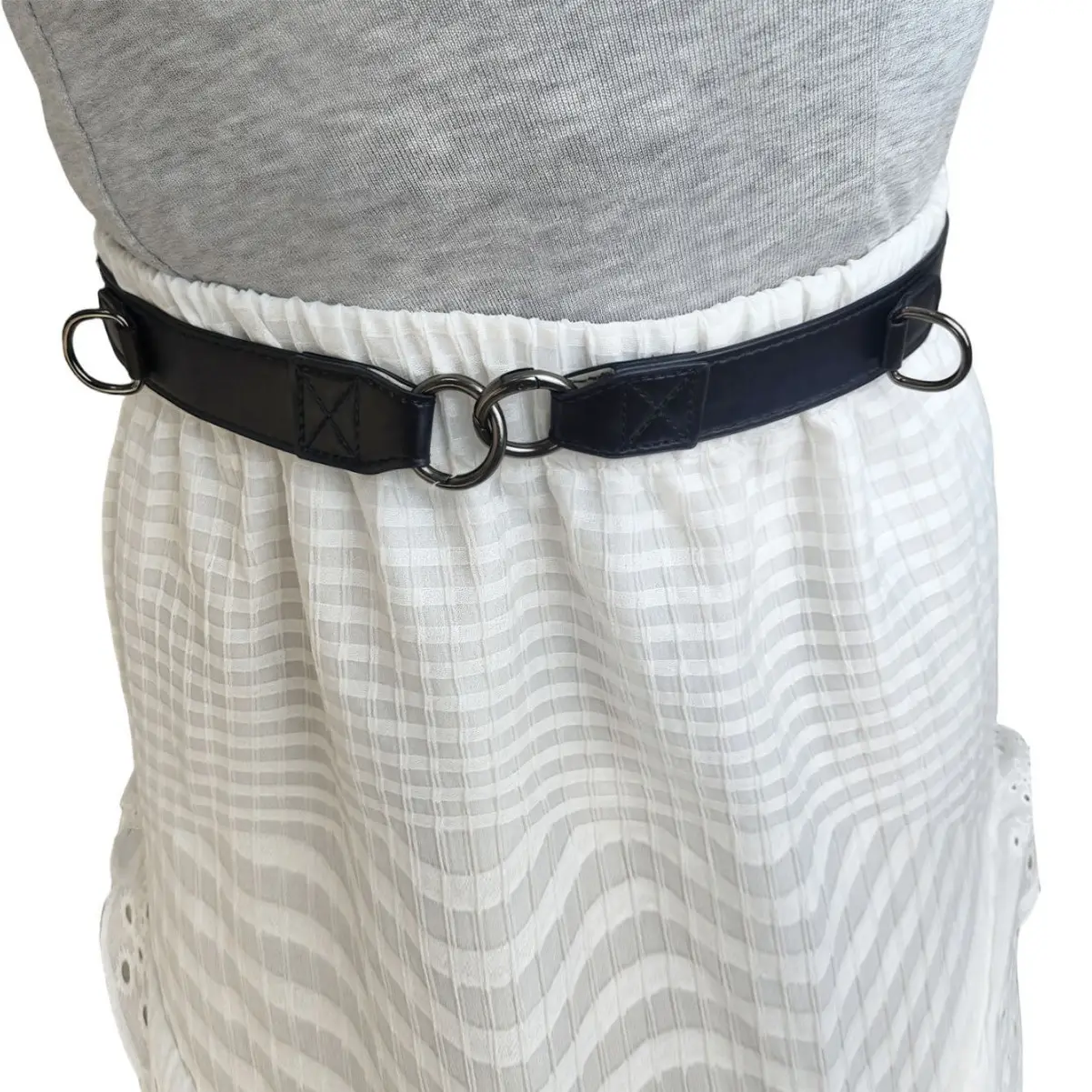 Black Buckle Belt for Women's Waistband - Image 8