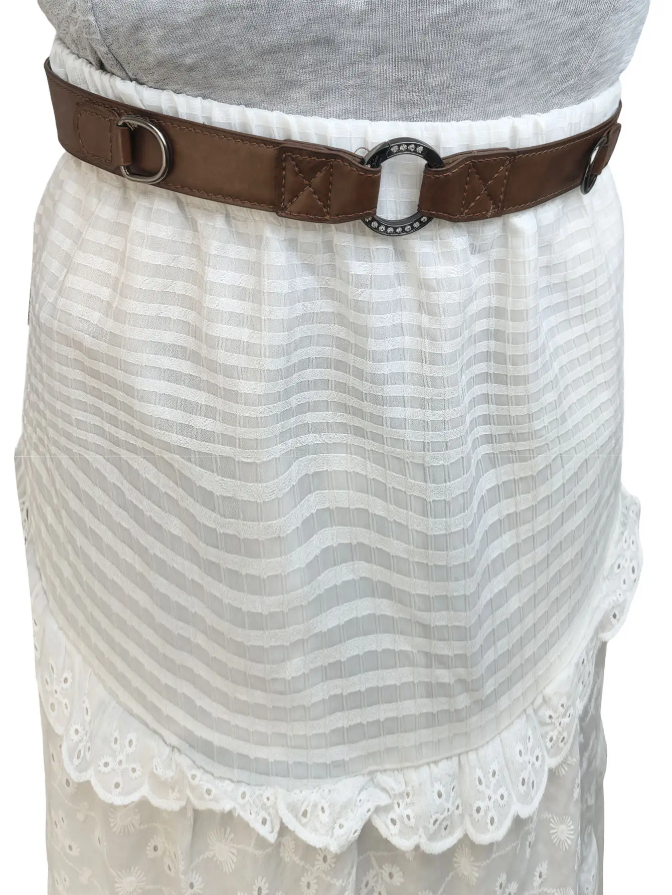 Black Buckle Belt for Women's Waistband - Image 3