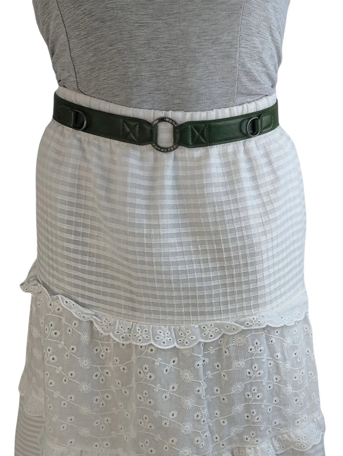 Black Buckle Belt for Women's Waistband - Image 4