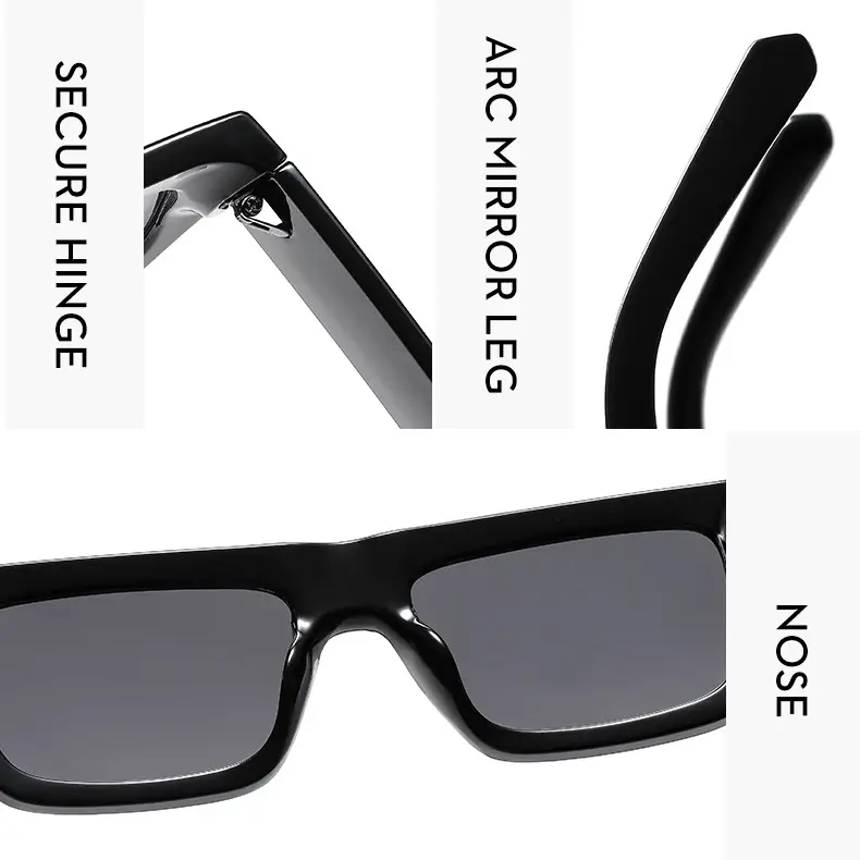 Fangchao Brand White Sunglasses for Men Women — feature 10