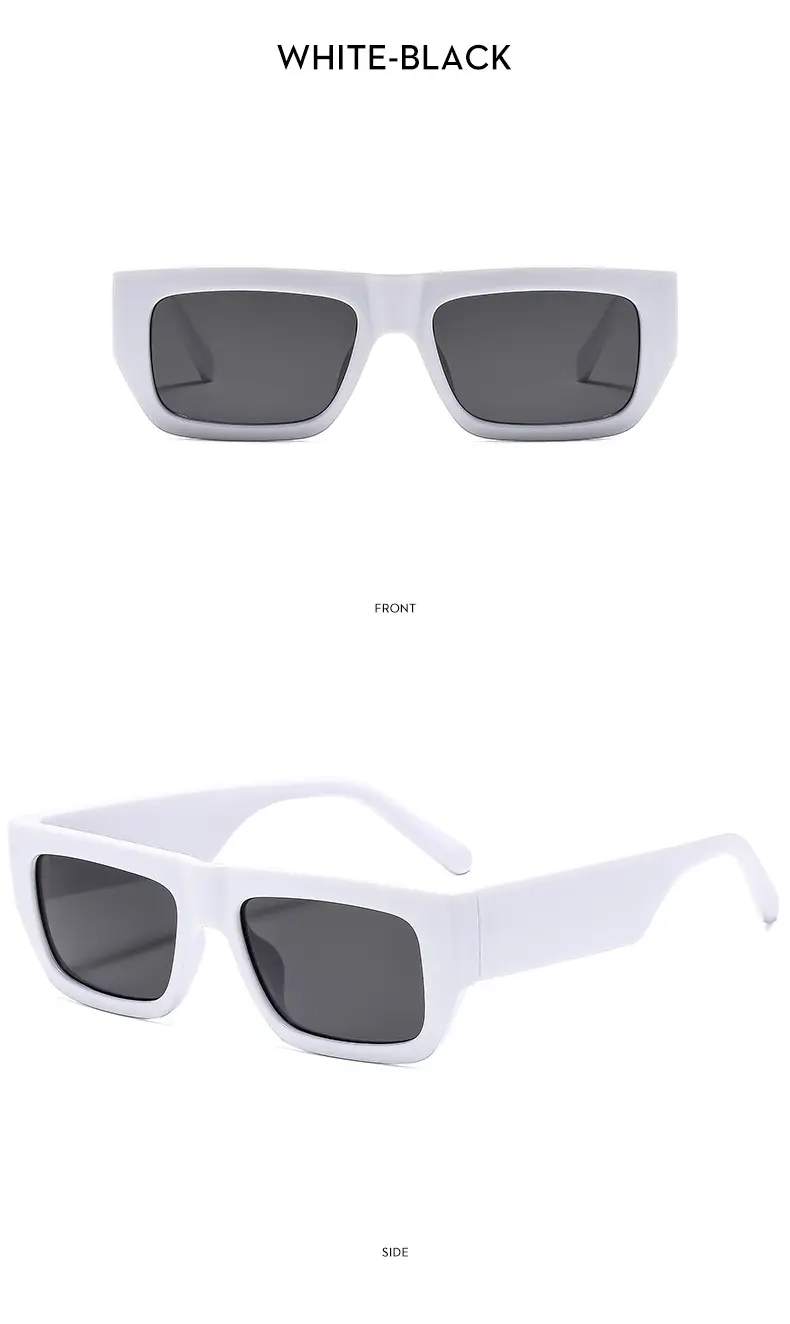 Fangchao Brand White Sunglasses for Men Women — feature 15