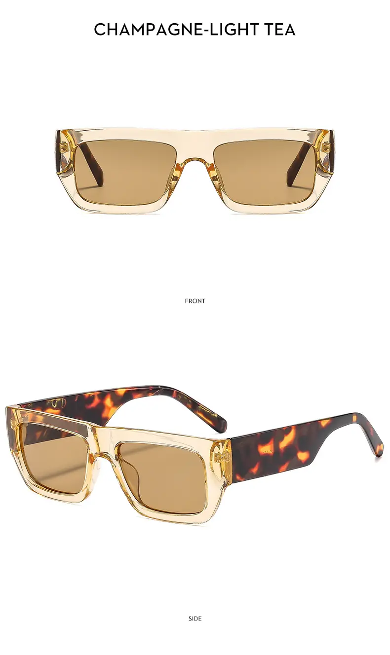 Fangchao Brand White Sunglasses for Men Women — feature 18