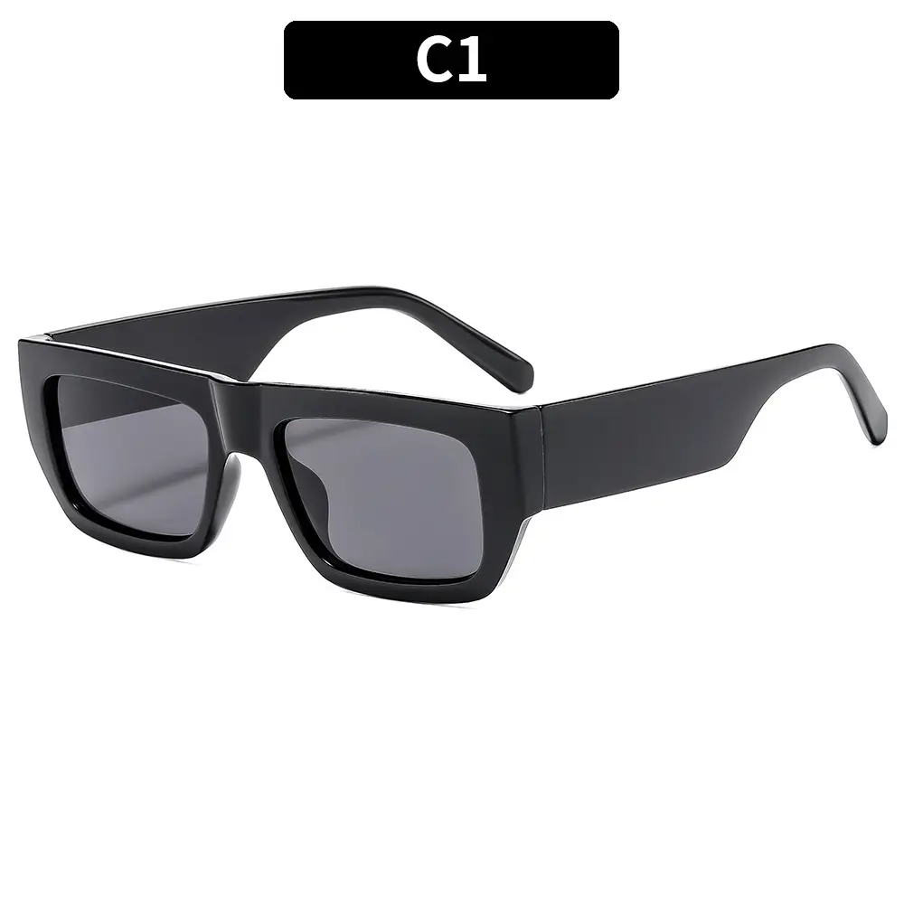 Fangchao Brand White Sunglasses for Men Women
