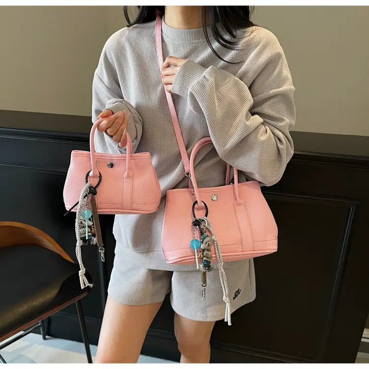 Pink Hand-Held Women's Shoulder Bag 2026 New Korean Style — feature 10