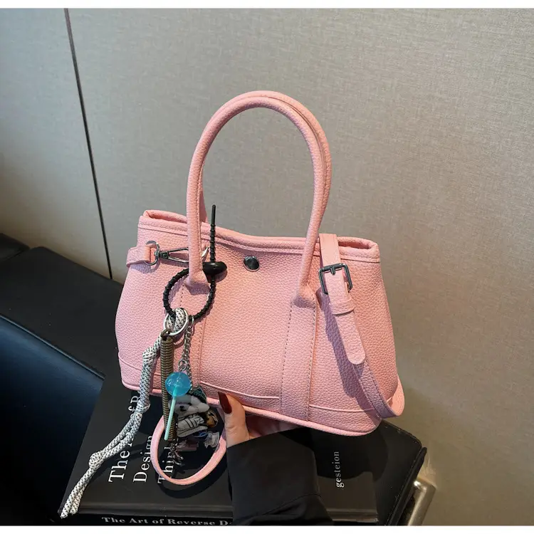 Pink Hand-Held Women's Shoulder Bag 2026 New Korean Style — feature 30