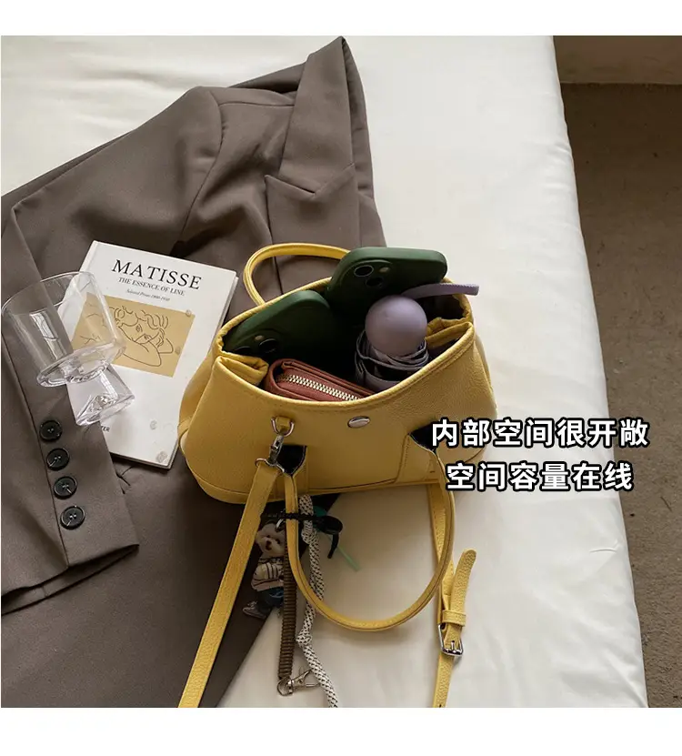 Pink Hand-Held Women's Shoulder Bag 2026 New Korean Style — feature 6