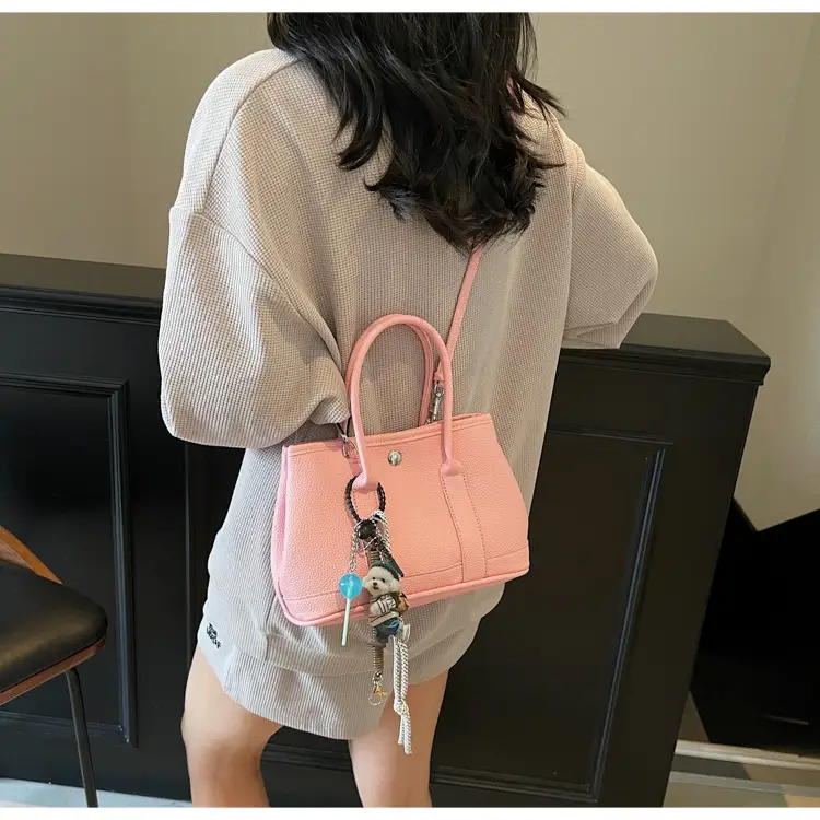Pink Hand-Held Women's Shoulder Bag 2026 New Korean Style — feature 9
