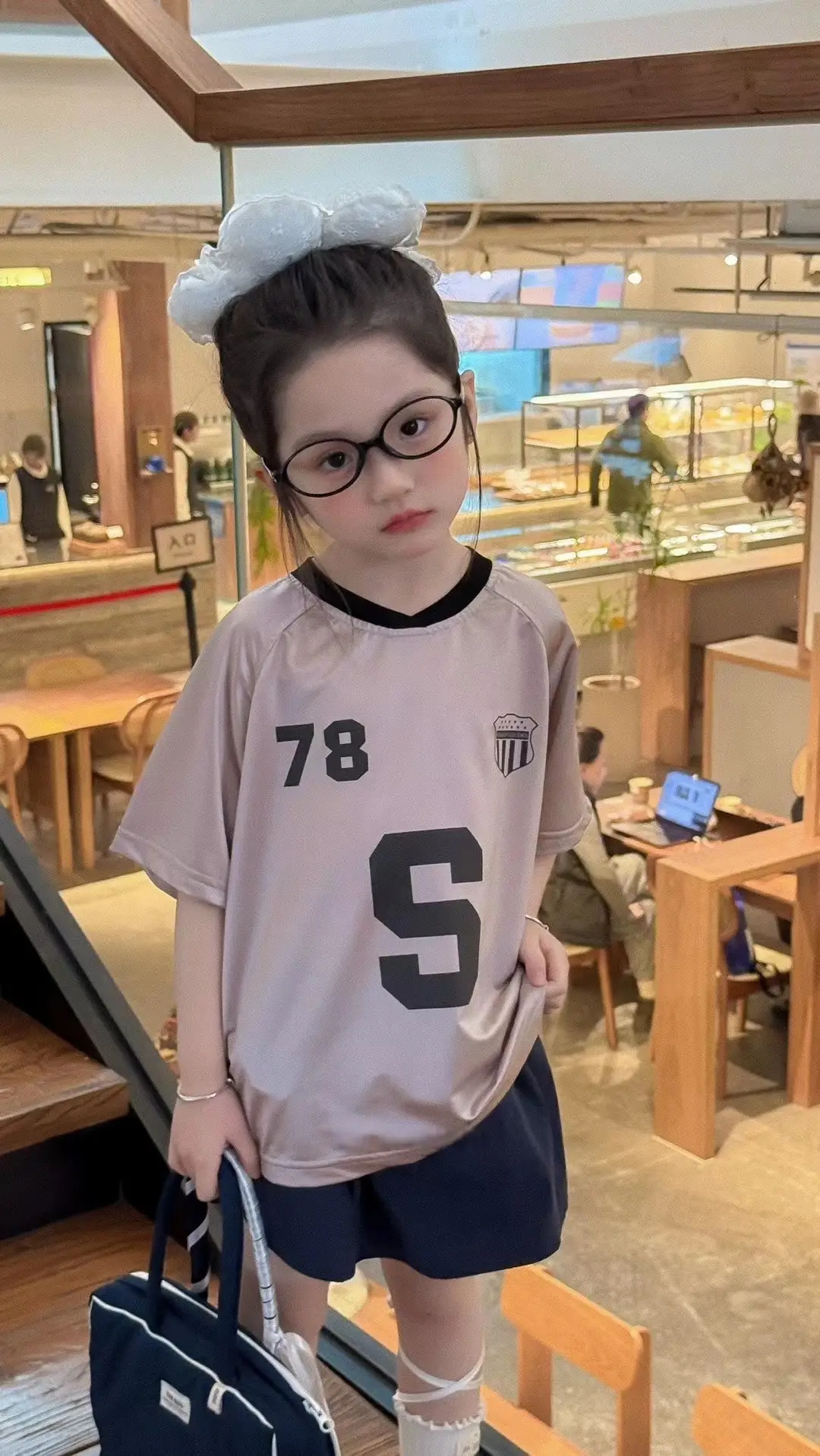 Girls Satin T-Shirt 2025 Summer Loose Fit — feature 5