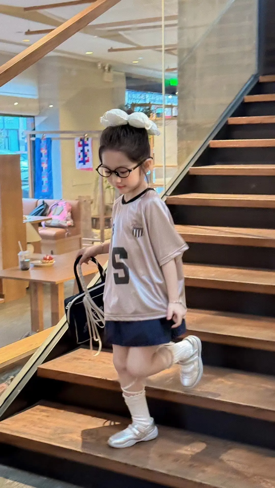 Girls Satin T-Shirt 2025 Summer Loose Fit — feature 7