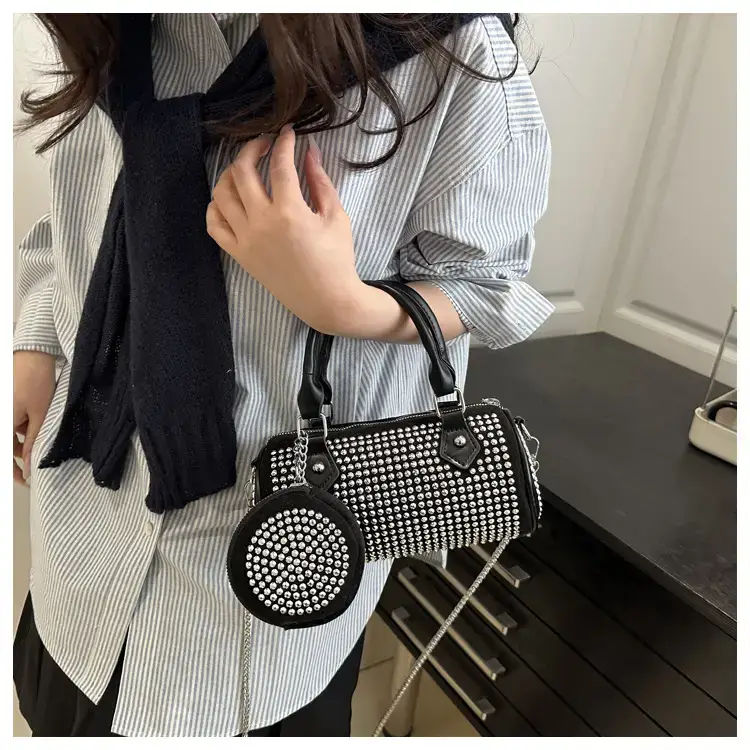 Black Rhinestone Crossbody Bag for Women 2025 — feature 10