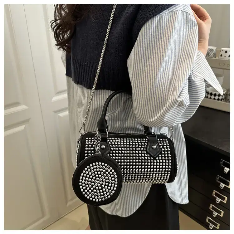 Black Rhinestone Crossbody Bag for Women 2025 — feature 11