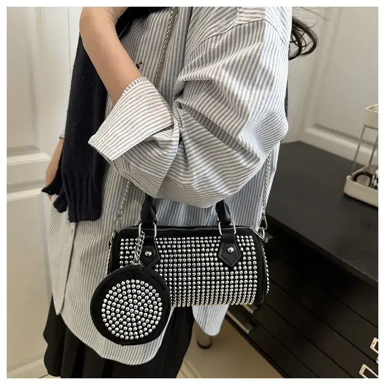 Black Rhinestone Crossbody Bag for Women 2025 — feature 12