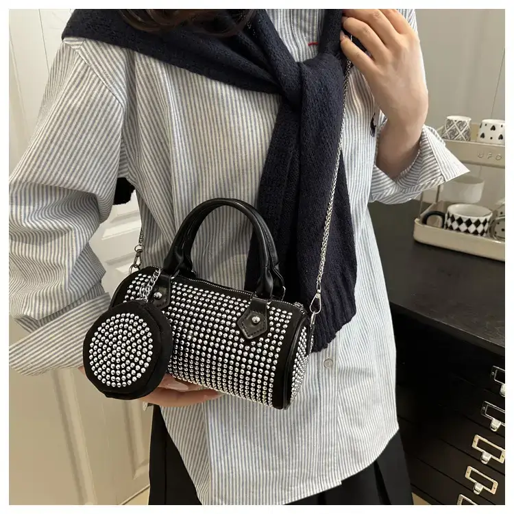 Black Rhinestone Crossbody Bag for Women 2025 — feature 14