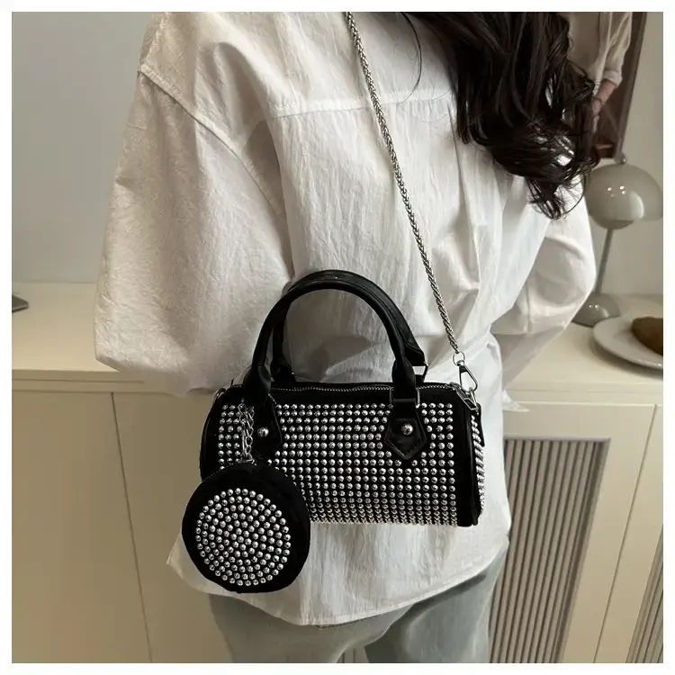 Black Rhinestone Crossbody Bag for Women 2025 — feature 16