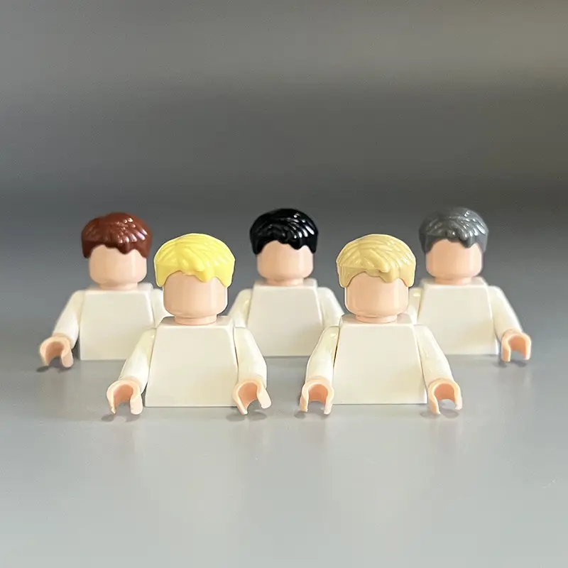 Compatible with Lego Boys Hair Small Particle Building Blocks Moc Parts Accessories DIY Parts Accessories Assembled Toy Boys — feature 37