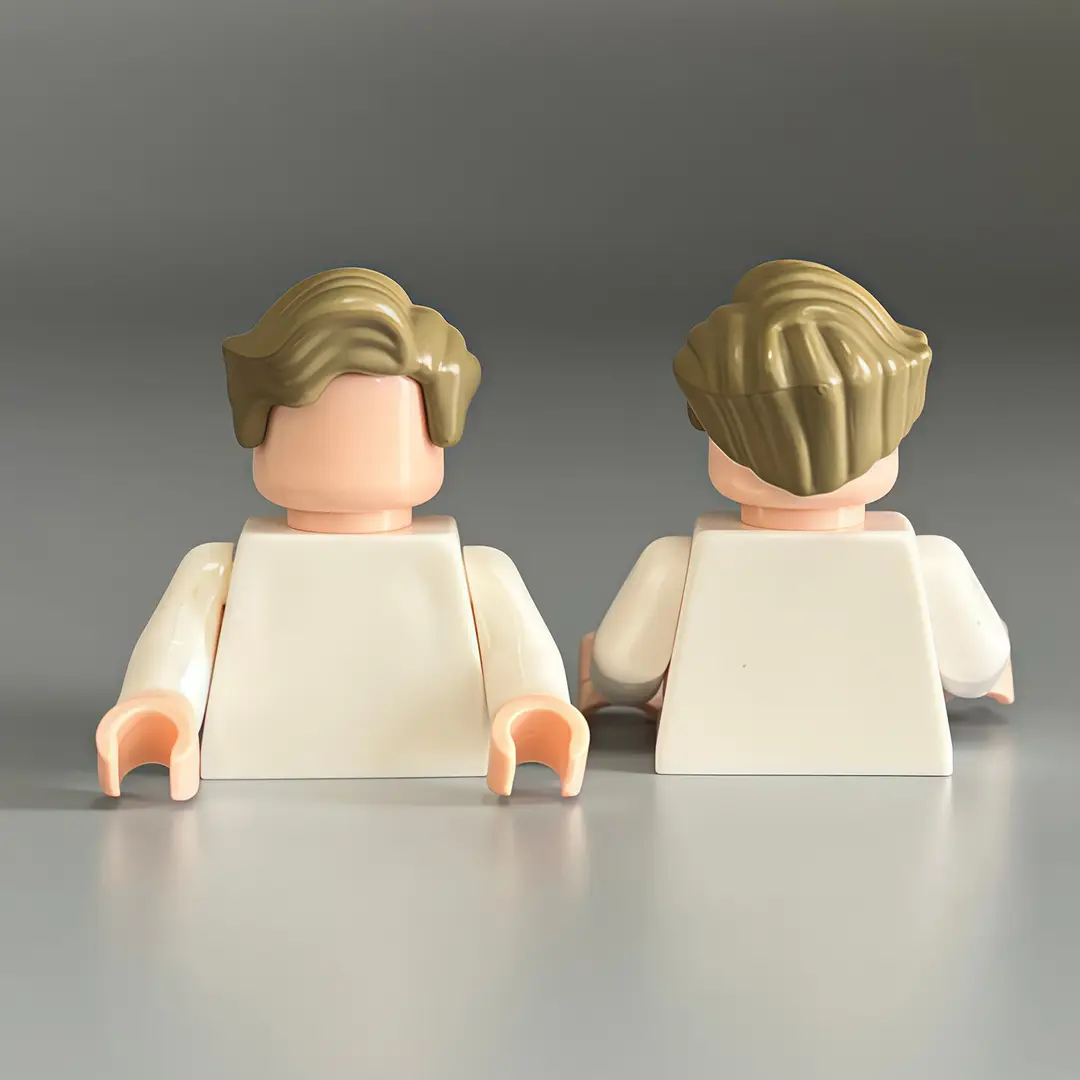 Compatible with Lego Boys Hair Small Particle Building Blocks Moc Parts Accessories DIY Parts Accessories Assembled Toy Boys - Image 15